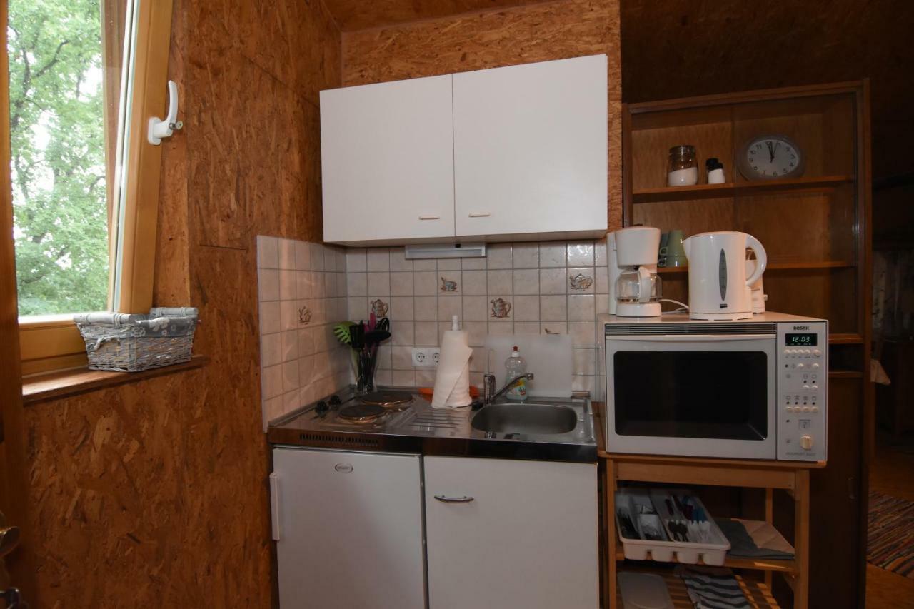 Kleines Appartment Auf Gestuetsanlage Drangstedt Bagian luar foto